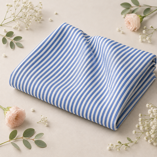 6MM Alternating Candy Stripes Printed Fabrics