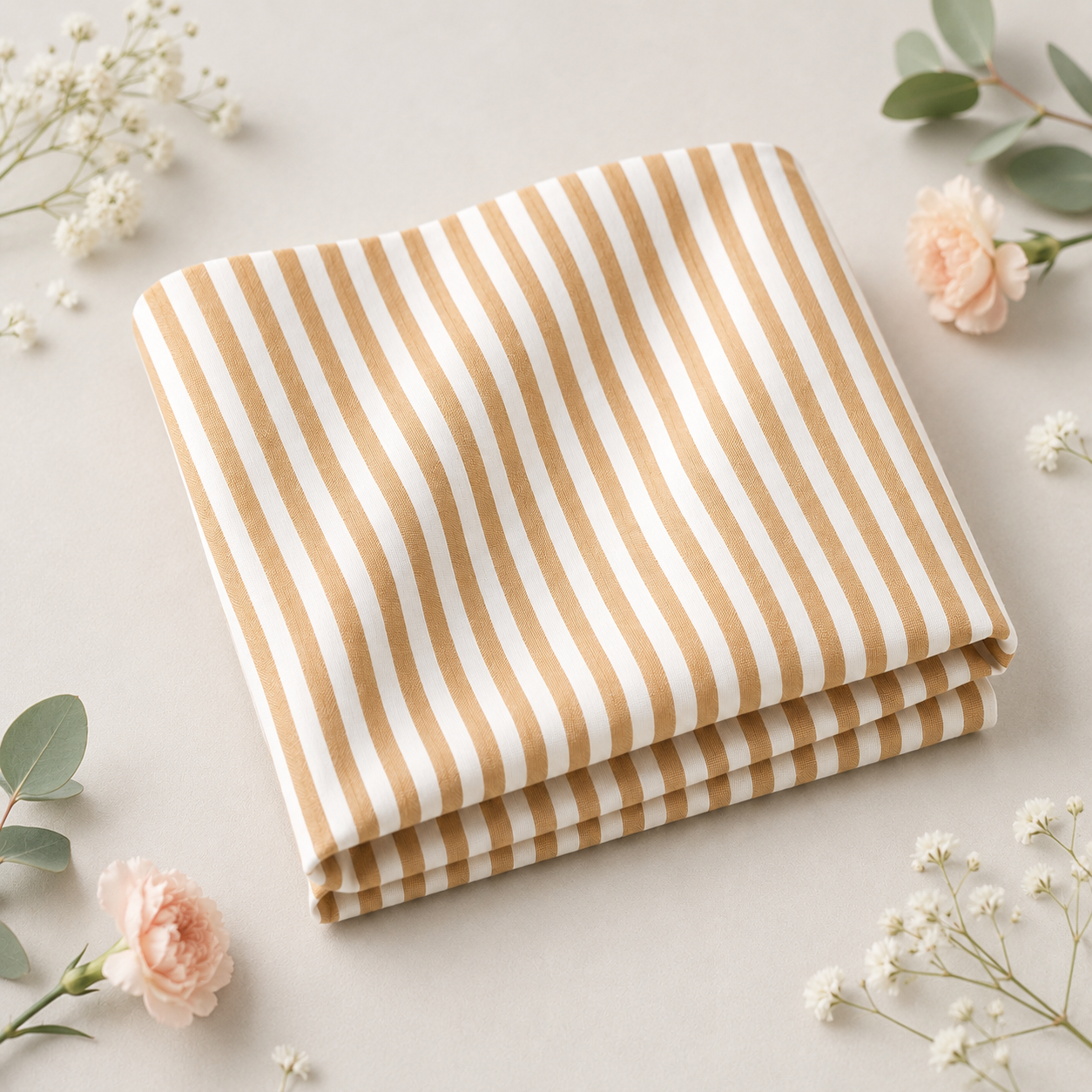 6MM Alternating Candy Stripes Printed Fabrics