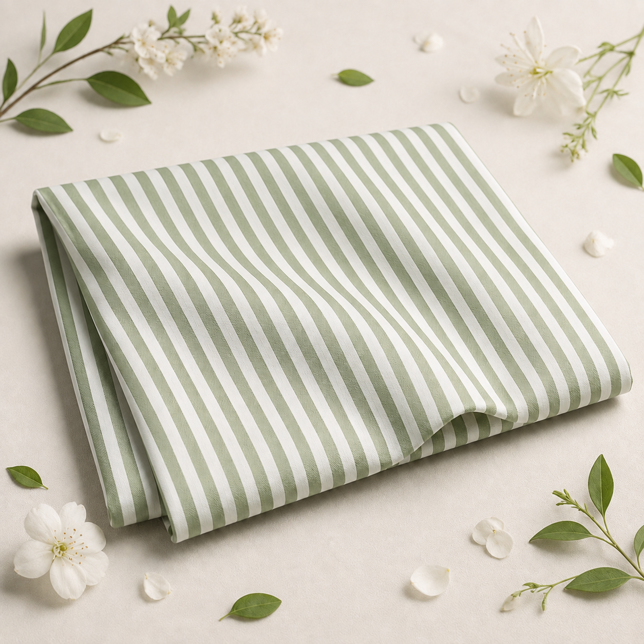6MM Alternating Candy Stripes Printed Fabrics