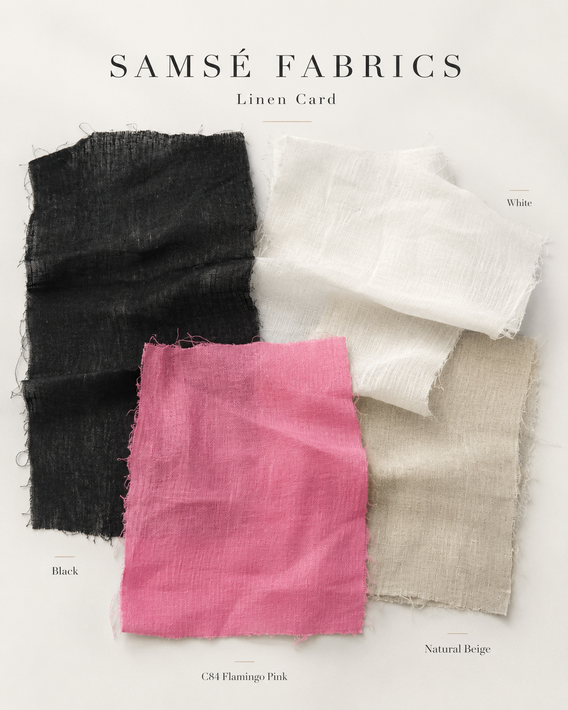 SAMSÉ Premium Linen Fabric